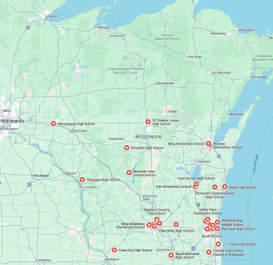 GLG Recipient Map